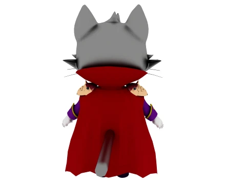 Cartoon cat 3D Model