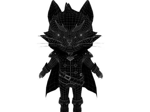 Cartoon cat 3D Model