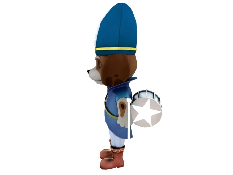 Cartoon dog 3D Model