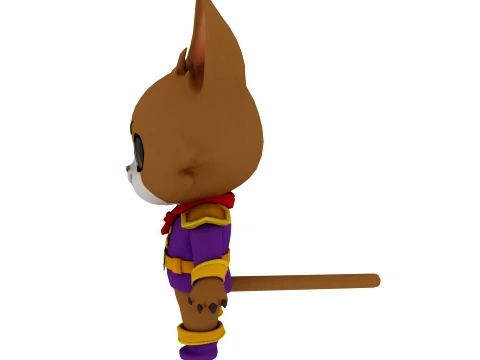 Cartoon cat 3D Model