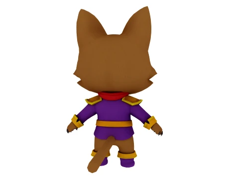 Cartoon cat 3D Model