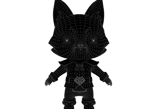 Cartoon cat 3D Model