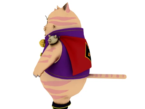 Cartoon cat 3D Model