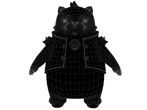 Cartoon cat 3D Model