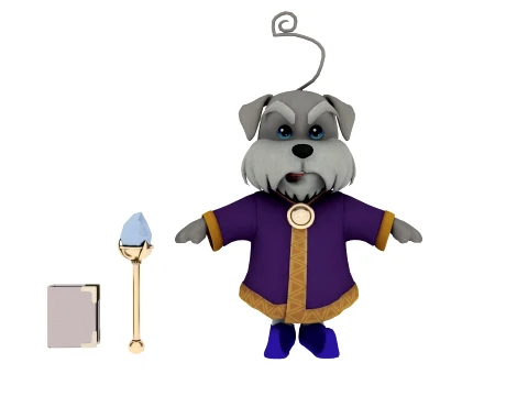 Cartoon dog Modelo 3D