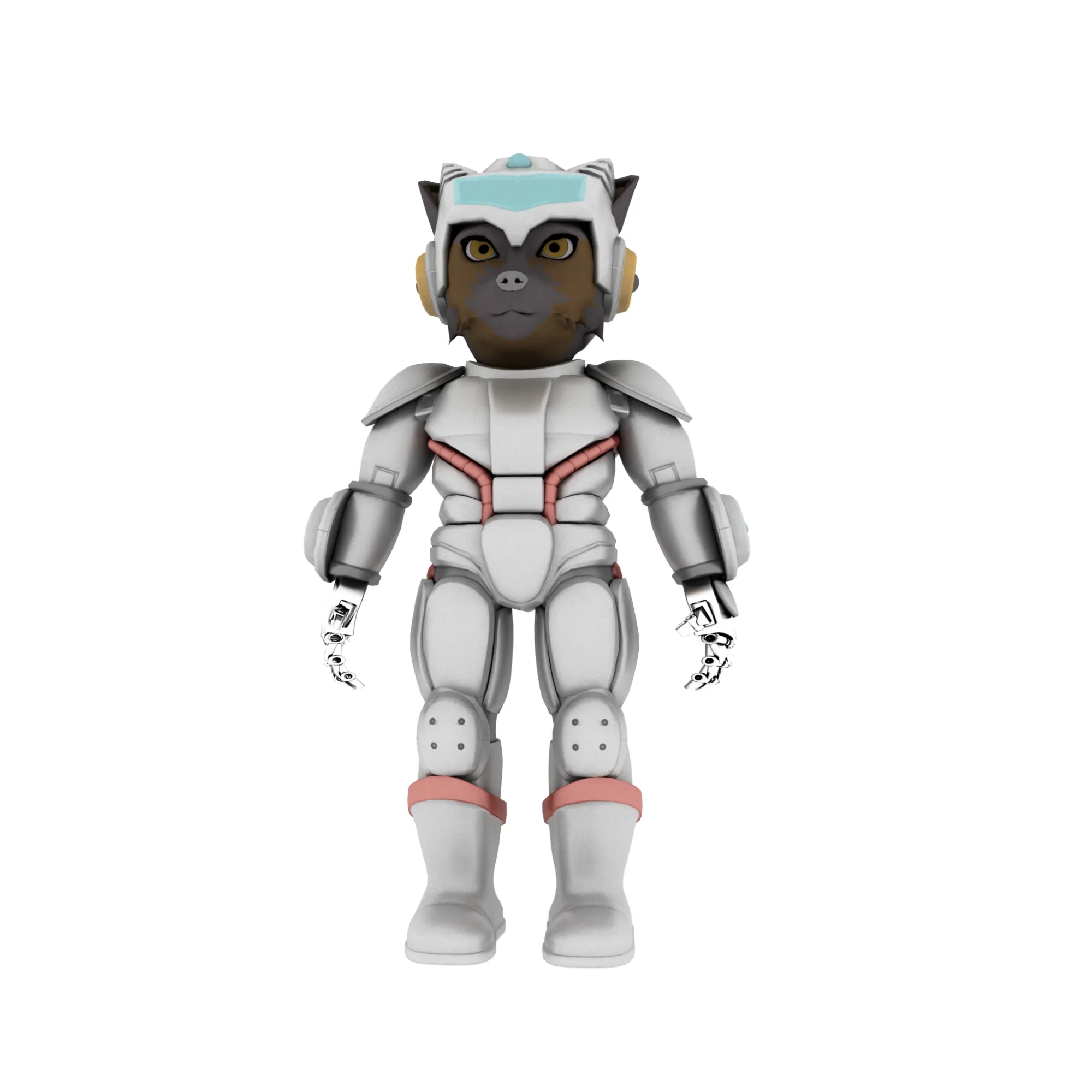 Cartoon dog 3D Model .c4d .max .obj .3ds .fbx .stl .blend 