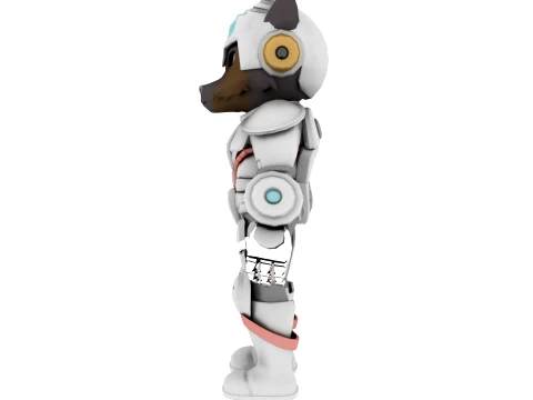 Cartoon dog 3D Model