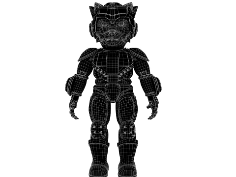 Cartoon dog 3D Model