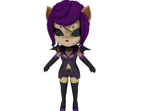Cartoon cat 3D Model