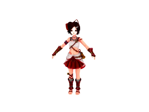 Girl 3D Model