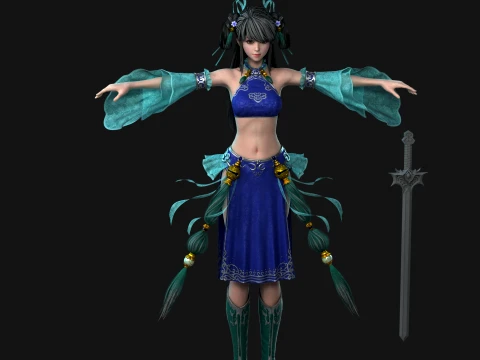 Girl 3D Model