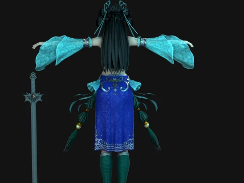 Girl 3D Model