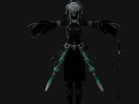 Girl 3D Model