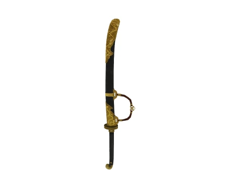 cuchillo dorado Modelo 3D