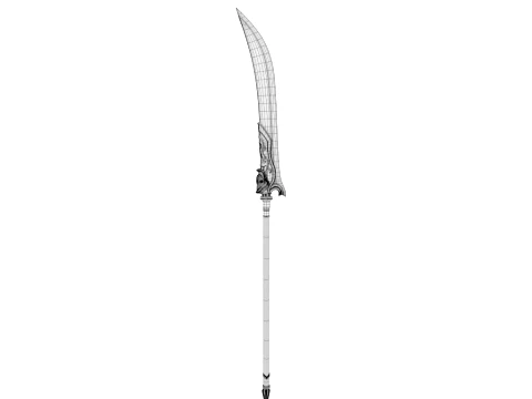 Long knife 3D Model