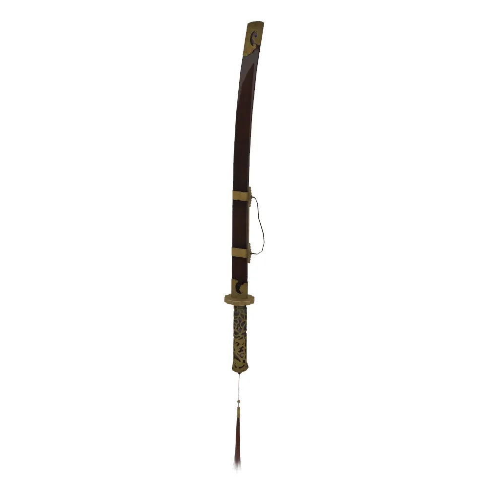 Brocade Spring Knife 3D Model .c4d .max .obj .3ds .fbx .stl .blend 