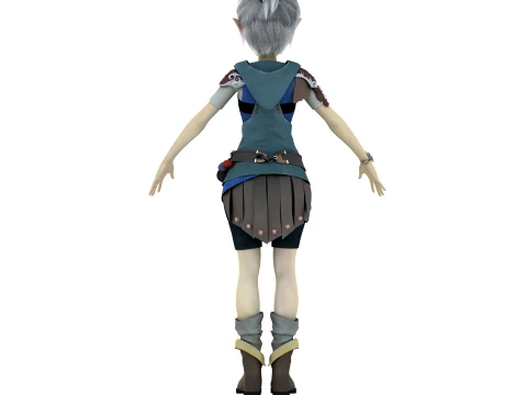Girl 3D Model