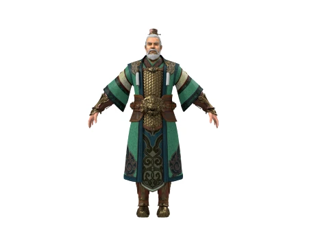 Old general 3D Model