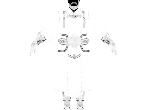Old general 3D Model