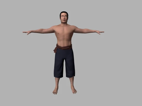 Ancient men 3D Model