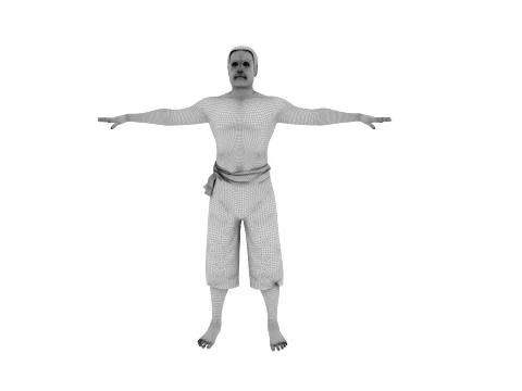 Ancient men 3D Model