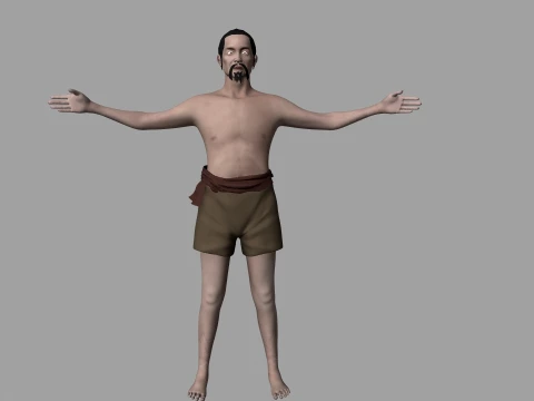 Ancient men 3D Model