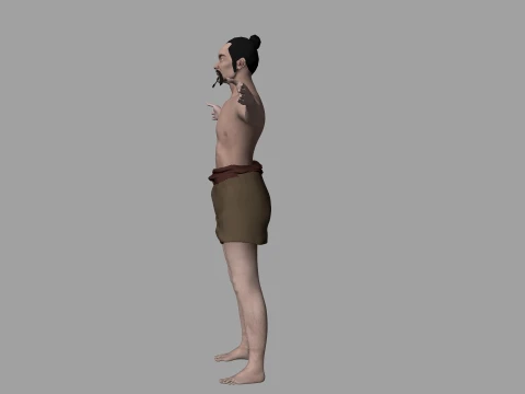 Ancient men 3D Model