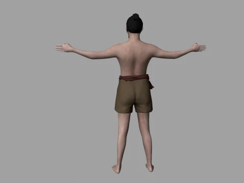 Ancient men 3D Model