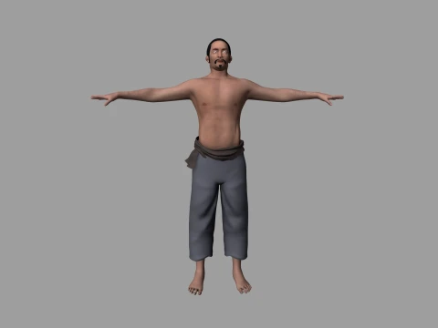 Ancient men 3D Model
