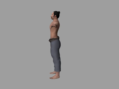 Ancient men 3D Model