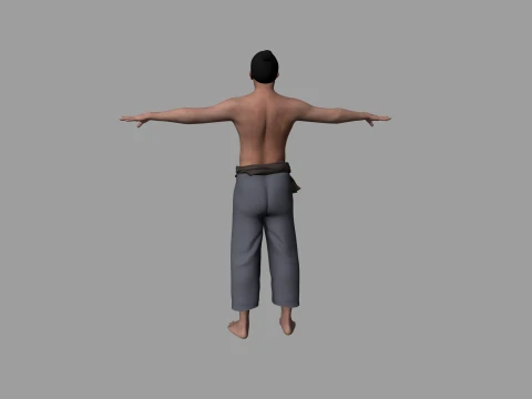 Ancient men 3D Model