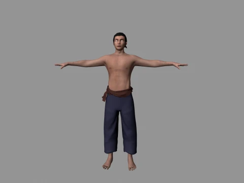 Homme ancien Modèle 3D