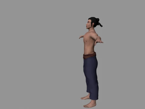 Ancient man 3D Model