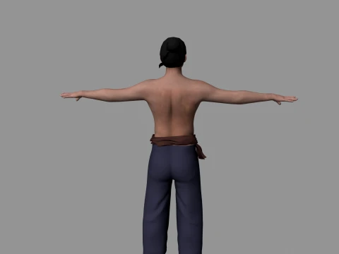 Ancient man 3D Model