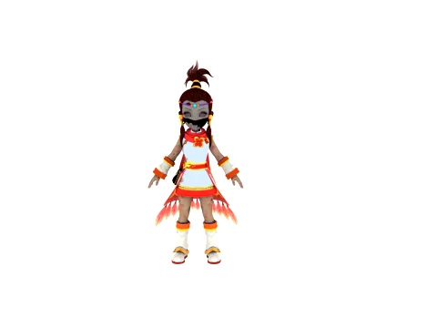 Cartoon Girl 3Dモデル
