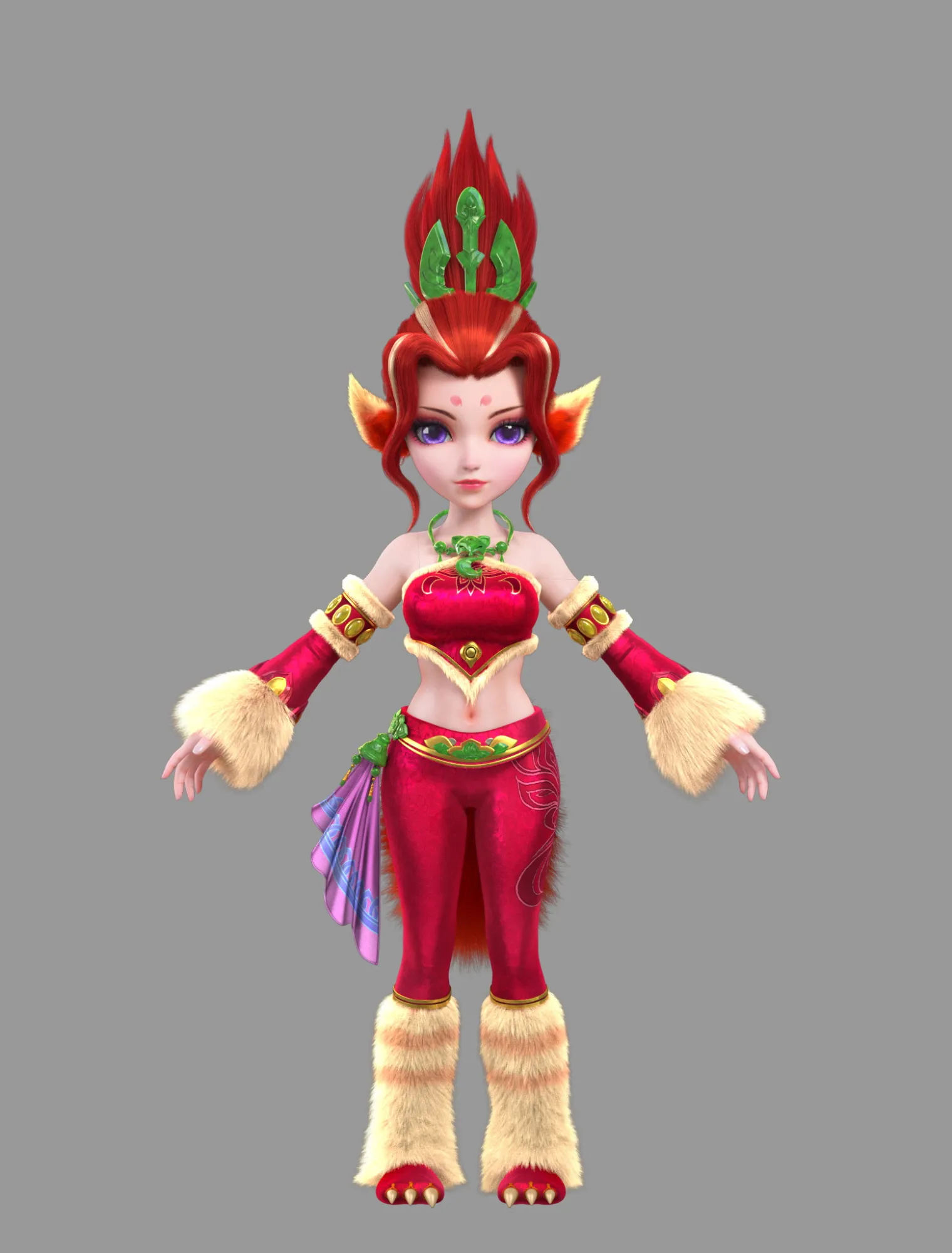 Cartoon Elves 3D Model .c4d .max .obj .3ds .fbx .stl .blend 