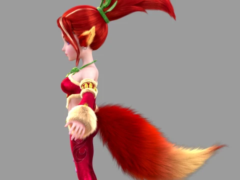 Cartoon Elves 3D Model