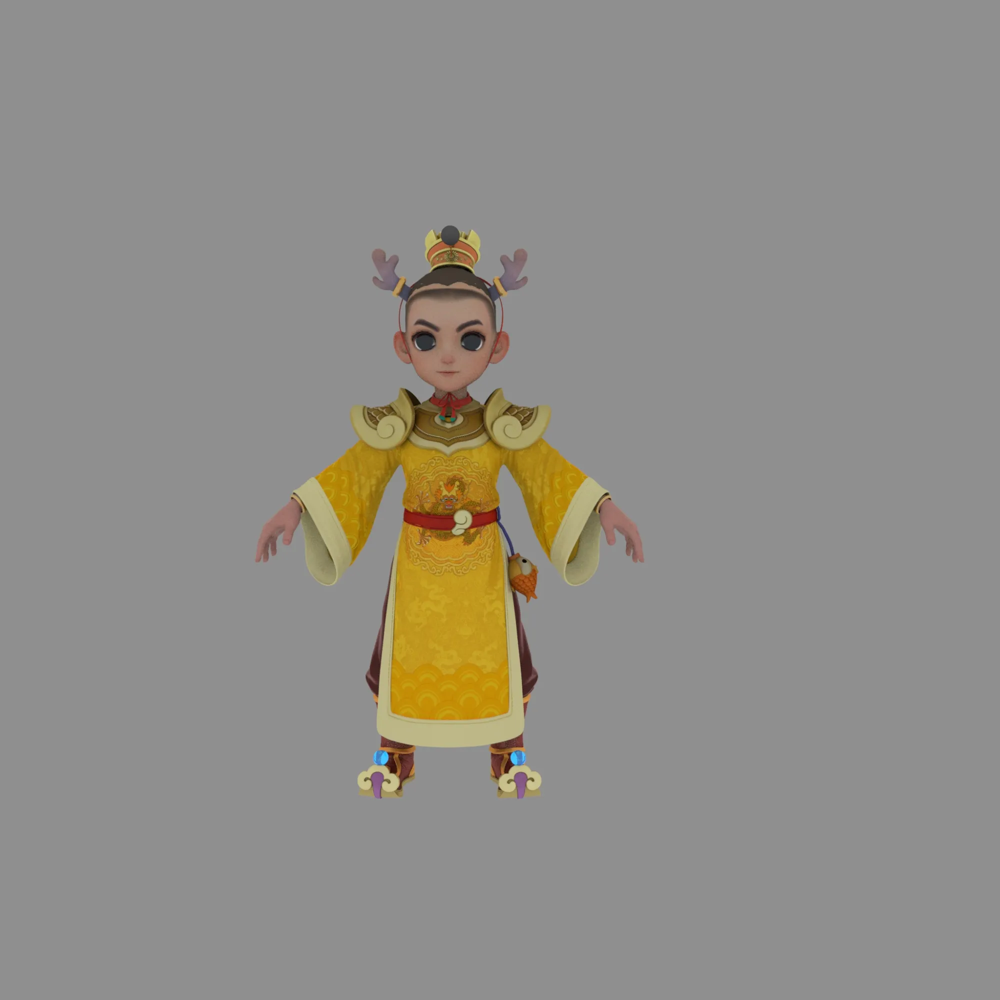 Cartoon characters 3D Model .c4d .max .obj .3ds .fbx .stl .blend 