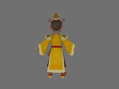 Cartoon characters 3D Model