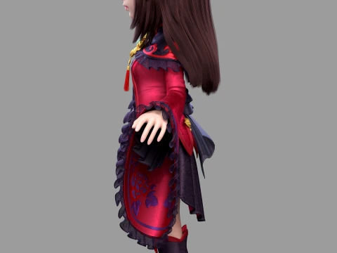 Cartoon characters 3D Model