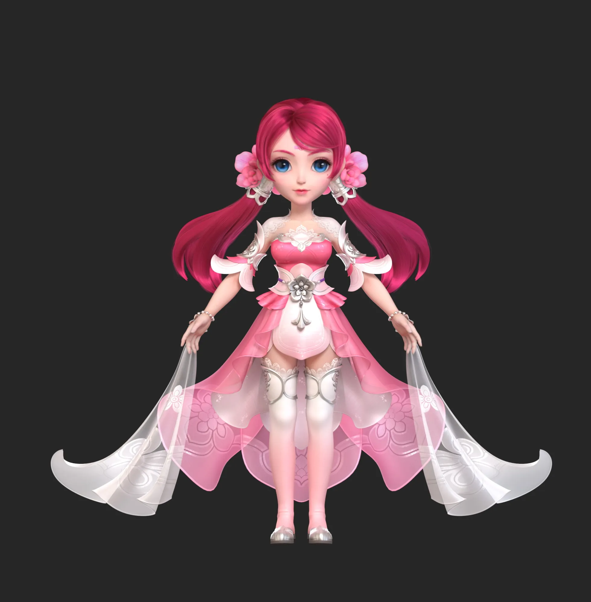 Cartoon characters 3D Model .c4d .max .obj .3ds .fbx .stl .blend 