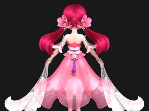 Cartoon characters 3D Model