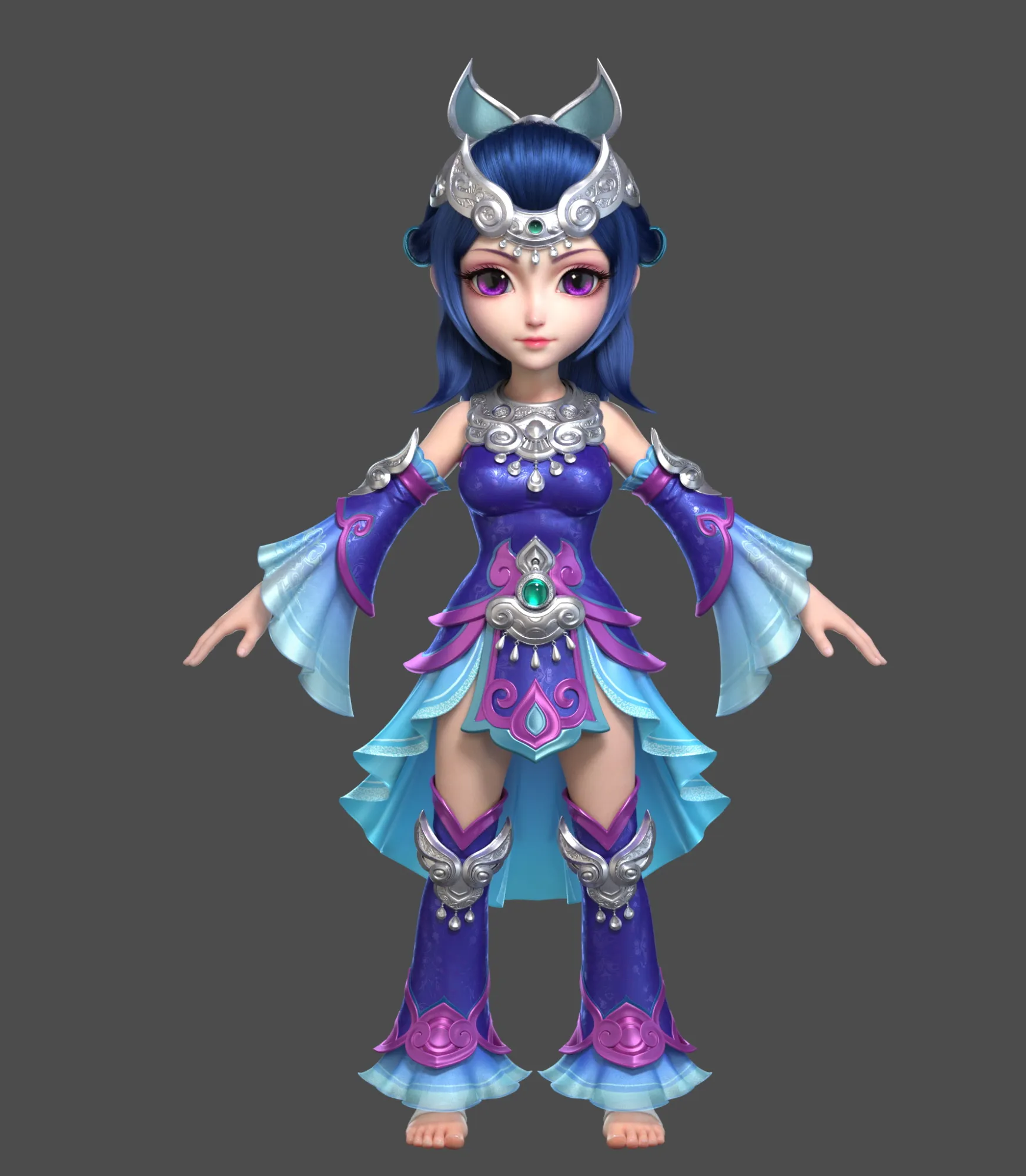 Cartoon characters 3D Model .c4d .max .obj .3ds .fbx .stl .blend 