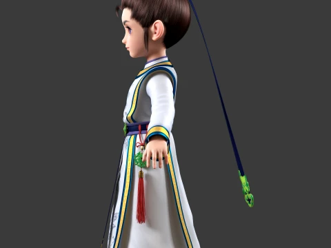 Cartoon characters 3D Model