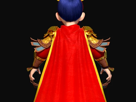 Cartoon characters 3D Model