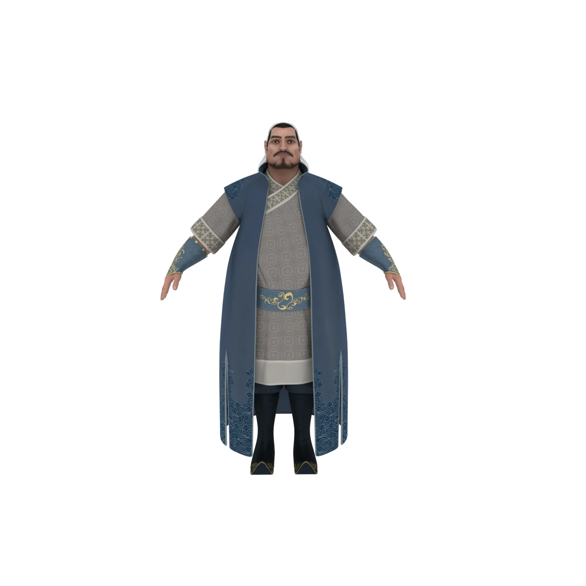 Ancient man 3D Model .c4d .max .obj .3ds .fbx .stl .blend 