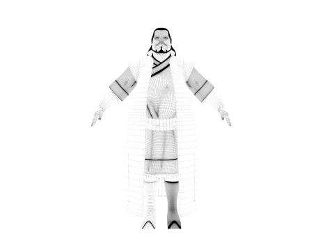 Ancient man 3D Model