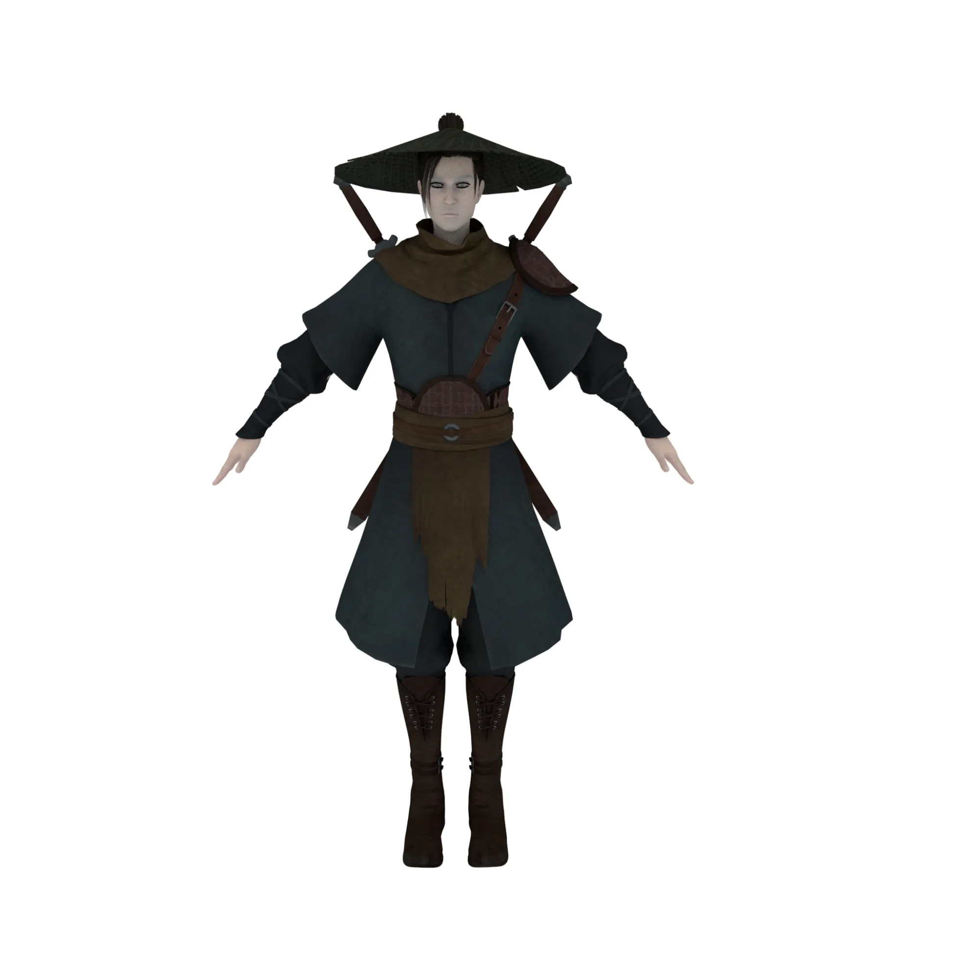 Assassin 3D Model .c4d .max .obj .3ds .fbx .stl .blend