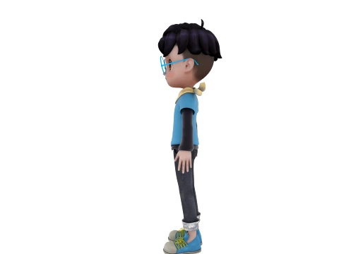 Cartoon boy 3D Model
