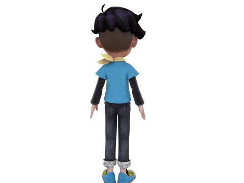 Cartoon boy 3D Model